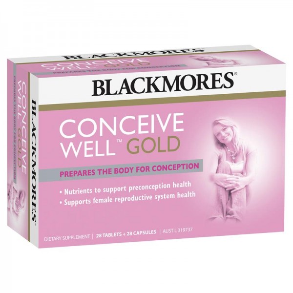 Blackmores Conveice Well Gold - Thuốc tăng khả năng thụ thai  56v
