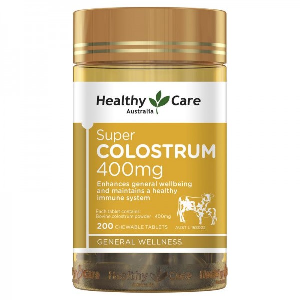 Healthy care - colostrum - sữa bò non viên nhai 200v