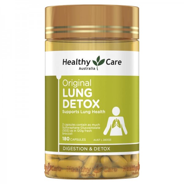 Healthy Care - ​Viên uống giải độc phổi Original Lung Detox 180 viên