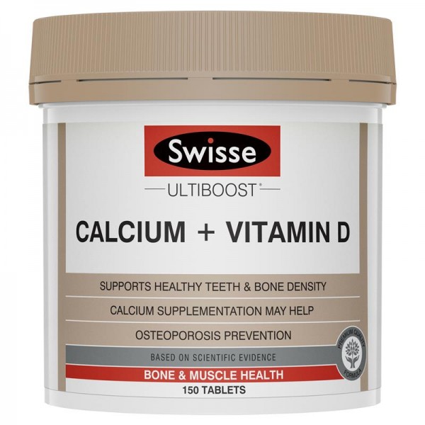 Swisse - Bổ sung Canxi và Vitamin D3