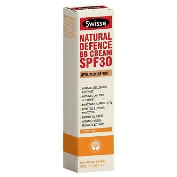 Kem chống nắng BB cream Swisse Natural Defense BB Cream SPF30