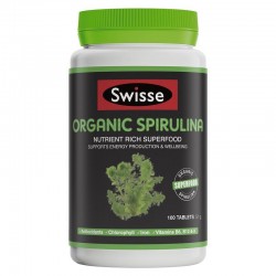 Swisse Swisse Organic Spirulina - Tảo xoắn 100v